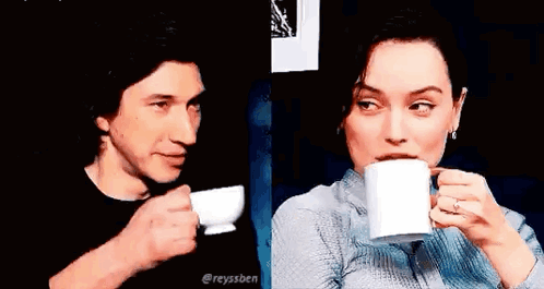 Reylo Daisy And Adam Driver GIF