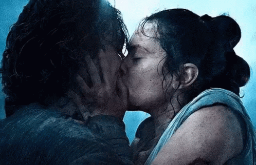 Reylo Rey And Kylo Kisses GIF