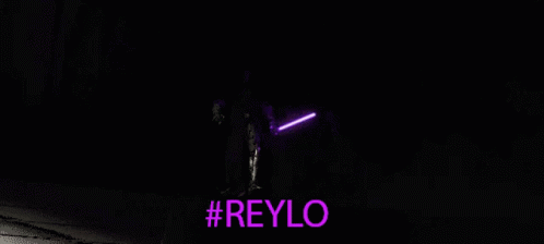 Reylo Saber GIF