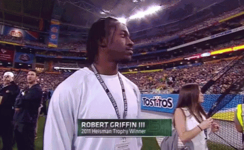 Rg3 Heisman Trophy Winner GIF