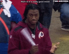 Rg3 Must Be In Good Mood GIF