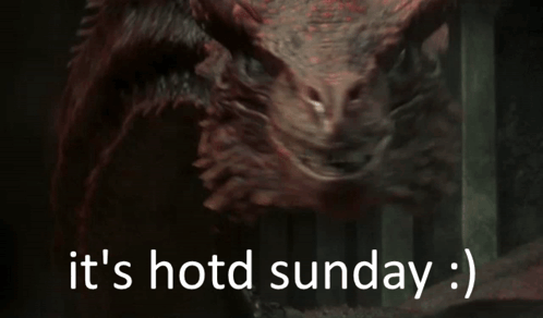 Rhaenys' Dragon Meleys Hot Sunday Meme GIF