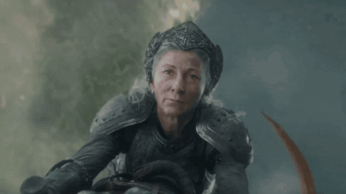 Rhaenys Targaryen Riding Meleys GIF