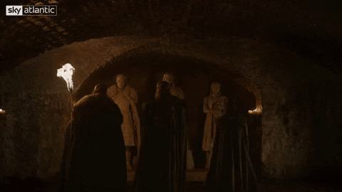 Rhaenys Targaryen Underground Secret Meeting GIF