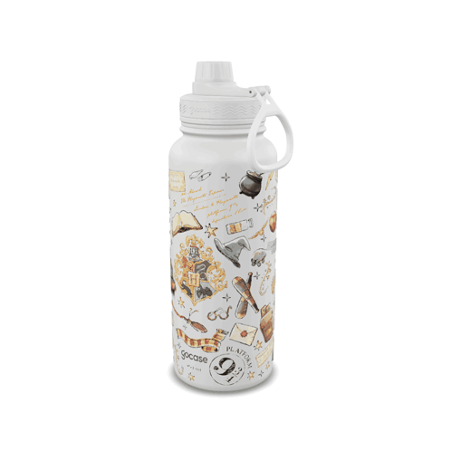 Rhino Holding Spray Bottle With Milk Chug GIF