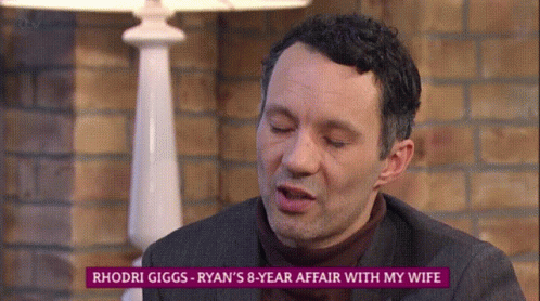 Rhodri Giggs Ryan 'S 8 Year Affair With My Wife Is Shown GIF