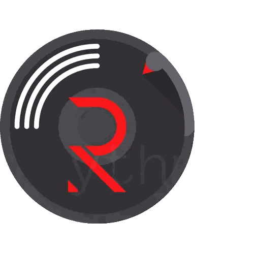 Rhythm Show Record Logo with Red P
