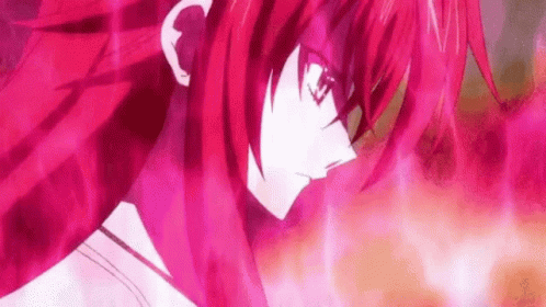 Rias Blazing Red Power GIF