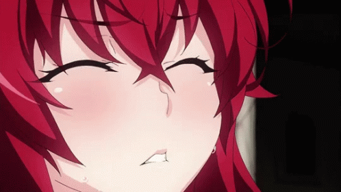 Rias Blushed Cheeks GIF