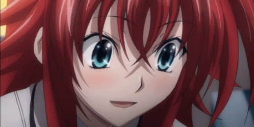 Rias Cheerfully Speaking GIF