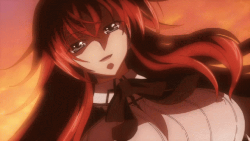 Rias Hair Moving With The Wind GIF