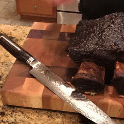 Ribs Cut With Shun Premier Kiritsuke GIF