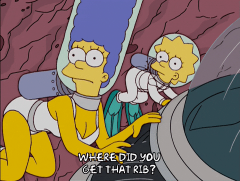 Ribs Deep Space Homer GIF