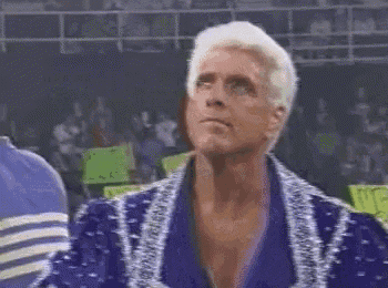 Ric Flair Taunting Reaction GIF