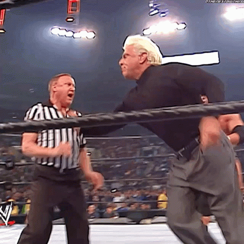 Ric Flair Tumbling GIF
