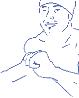 Ricardo Turning Into Squidward Sketch GIF