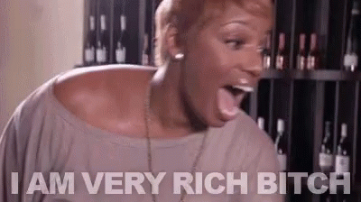 Rich Angry Black Woman GIF