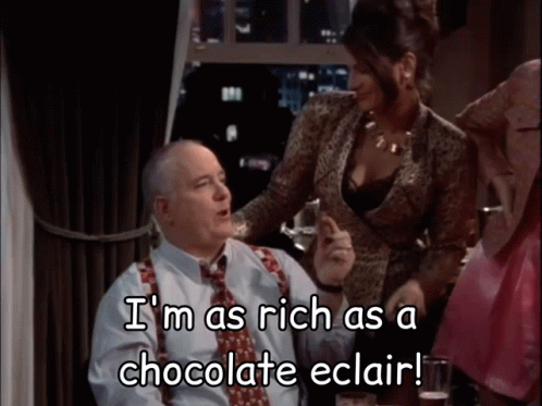Rich As Chocolate Eclair GIF
