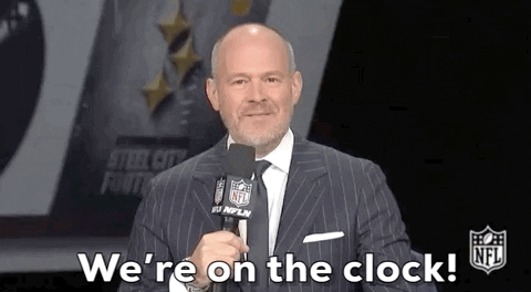 Rich Eisen Auto Draft We're On Clock GIF