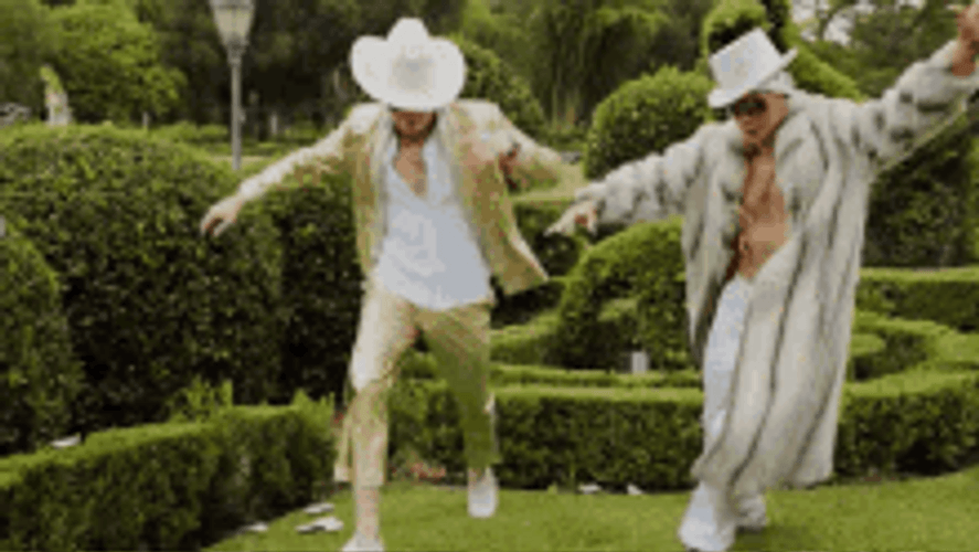 Rich Guys Throwing Money Bags Party GIF