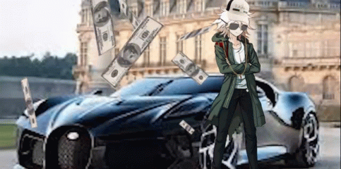 Rich Nagito Komaeda Bugatti GIF