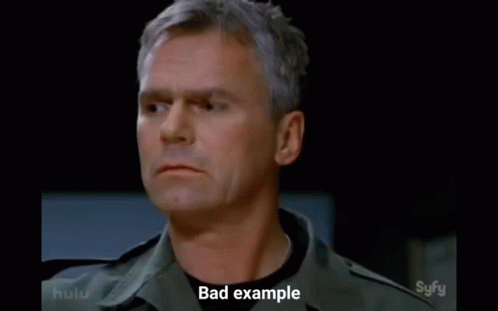 Richard Dean Anderson Bad Example GIF