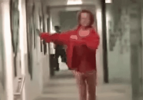 Richard Simmons With His Red Outfit GIF