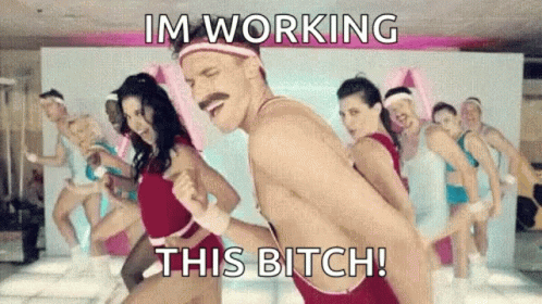 Richard Simmons I'm Working This GIF