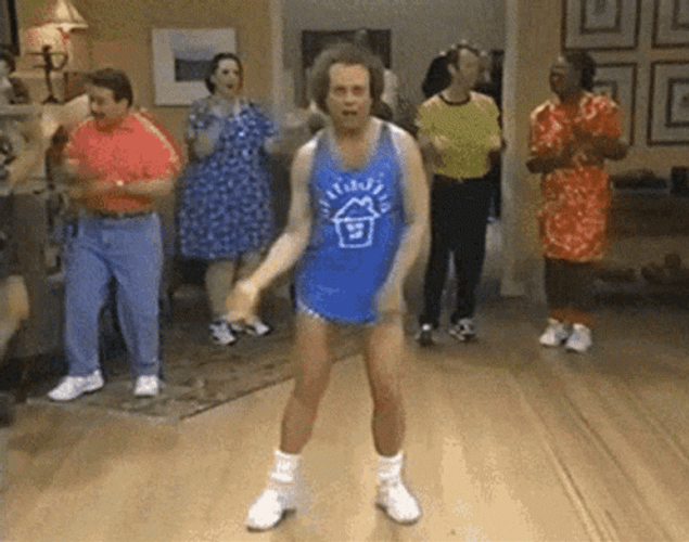 Richard Simmons Now Shuffle GIF