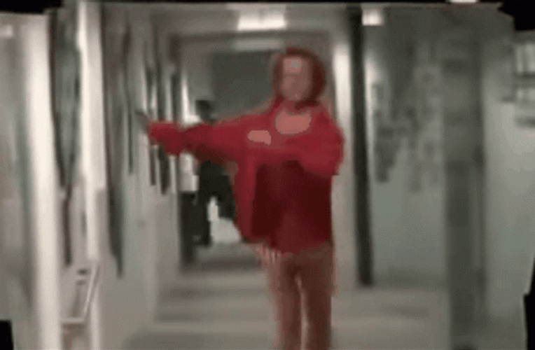 Richard Simmons Running While Dancing GIF