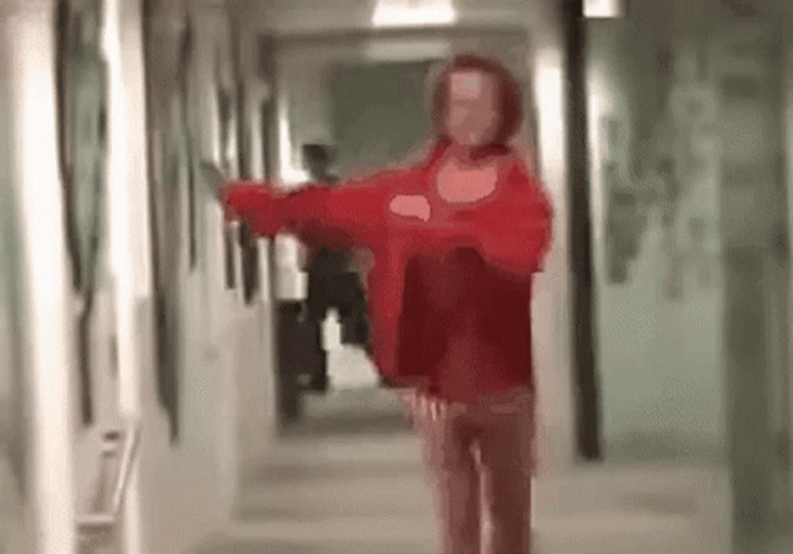 Richard Simmons With His Red Outfit GIF