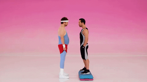 Richard Simmons Workout Exercise GIF