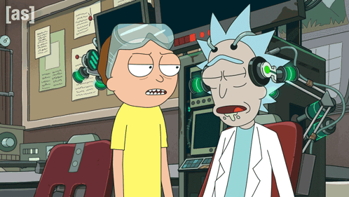 Rick and Morty Cartoon With [As]