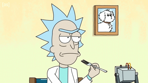 Rick and Morty Fishing With Fish