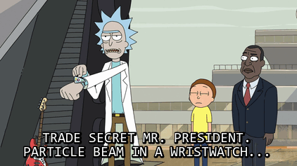 Rick And Morty Trade Secret GIF