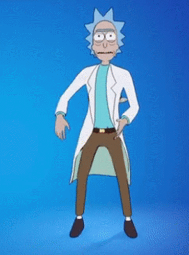 Rick And Morty Vibin' Emote Fortnite Dance GIF