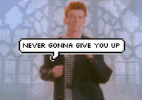 Rick Astley Never Gonna Give You Up GIF