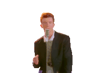 Rick Astley Sticker GIF