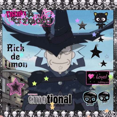Rick De Limon With Skulls