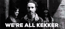 Rick Grimes Walking Dead We're All Kekker GIF