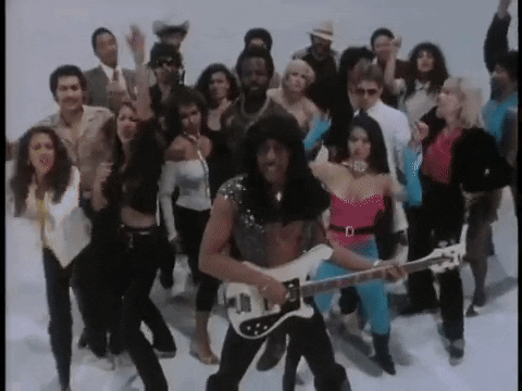 Rick James Dancing With The Team GIF