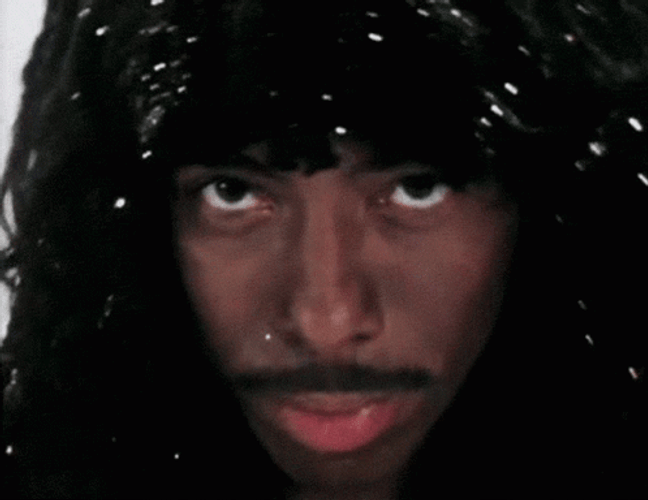 Rick James Staring At You GIF