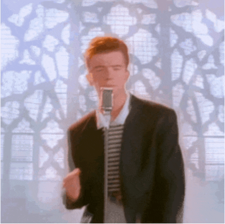 Rick Roll Meme GIF