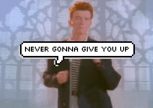 Rick Roll Meme Never Gonna Give You Up GIF
