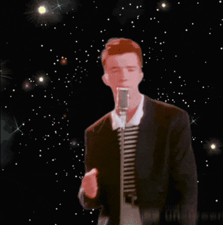 Rick Roll Rick Astley Gif GIF