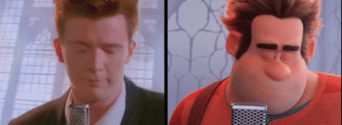 Rick Rolled Wreck It Ralph GIF