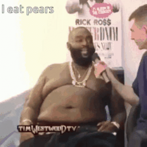 Rick Ross Bawse Meme I Eat Pears GIF
