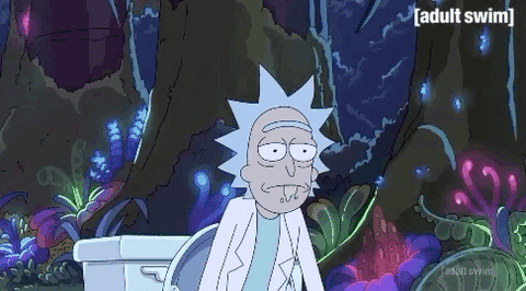 Rick Wearing King Crown GIF