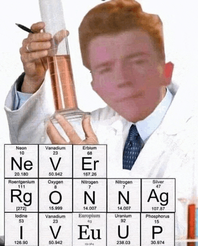 Rickroll Chemistry Meme GIF