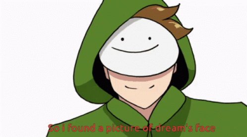 Rickroll Rick Astley Picture Of Dream's Face GIF